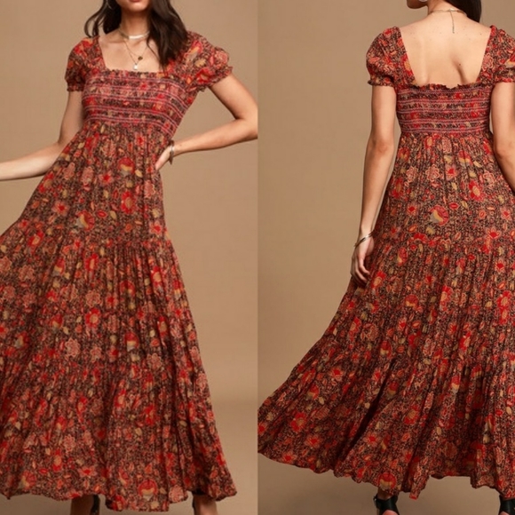 ****1 Med left!!*****Free People Tiered Maxi Dress - Picture 10 of 13